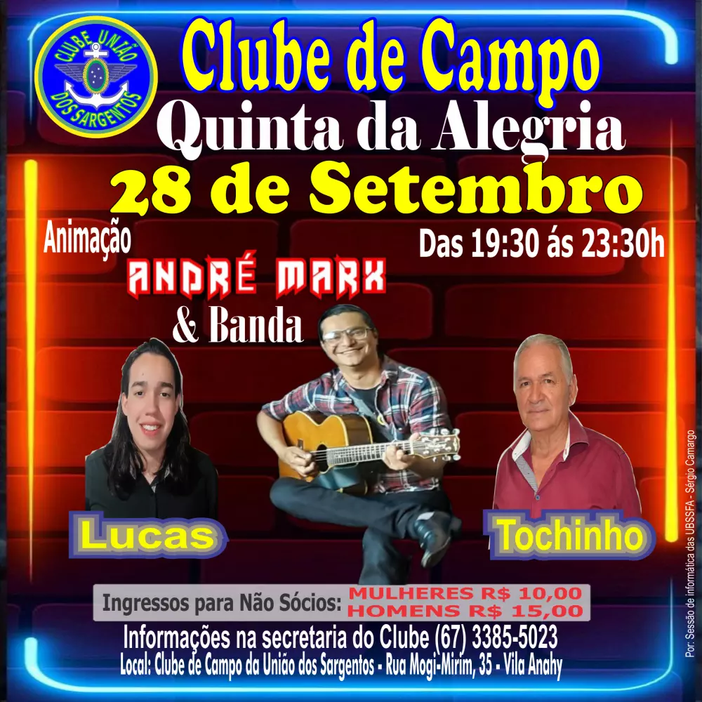 Quinta da Alegria no Clube de Campo 28/09/2023